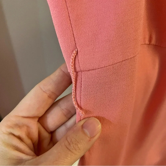 L’Agence Bodycon Knee Length Midi Dress Pink Size 6 BarbieCore Coquette Feminine - Picture 11 of 11